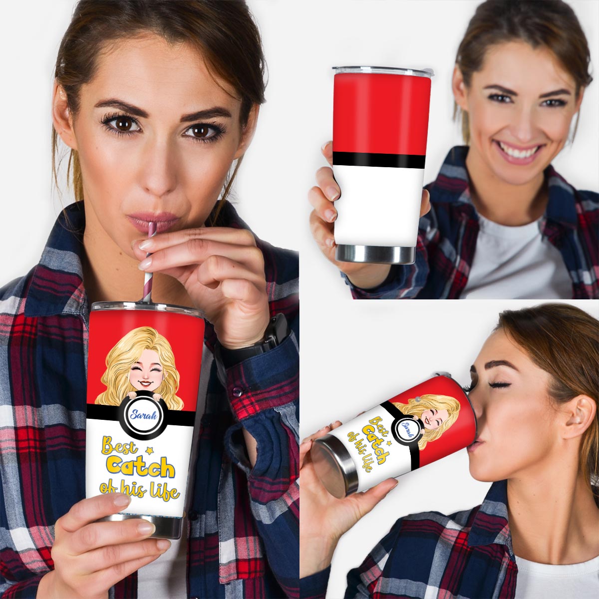 One Great Monster Trainer - Personalized Monster Trainer Tumbler