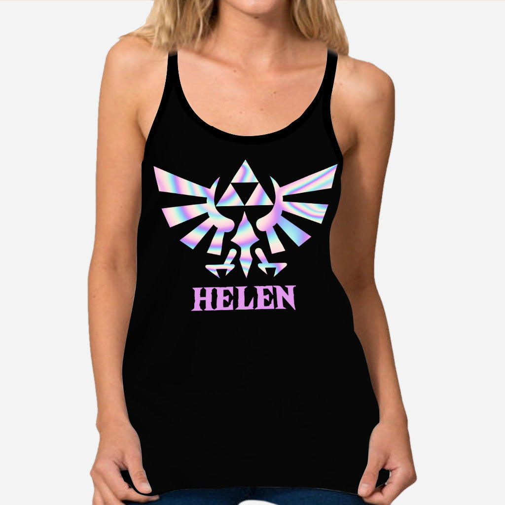 Grow Over Time - Personalized The Hero's Legend Cross Tank Top and Leggings