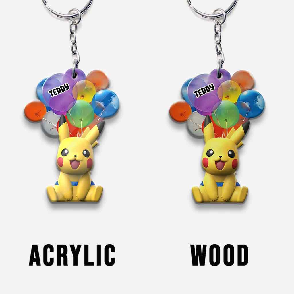 I Choose You - Personalized Monster Trainer Keychain (Printed On Both Sides)
