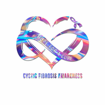 Hope For A Cure - Cystic Fibrosis Awareness Decal Full