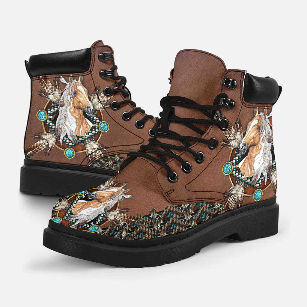 Horse Classic Tribal Pattern - All Season Boots