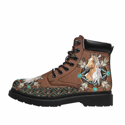 Horse Classic Tribal Pattern - All Season Boots