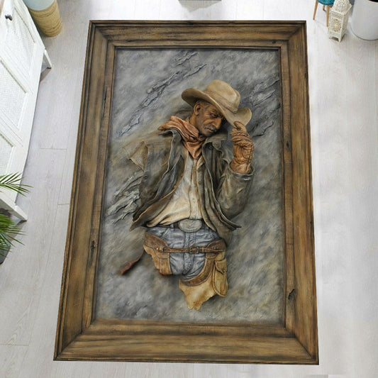 Horse And Man - Rug