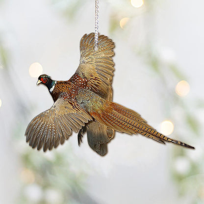 Pheasant My Hunting Collection - Christmas Ornament (Printed On Both Sides)