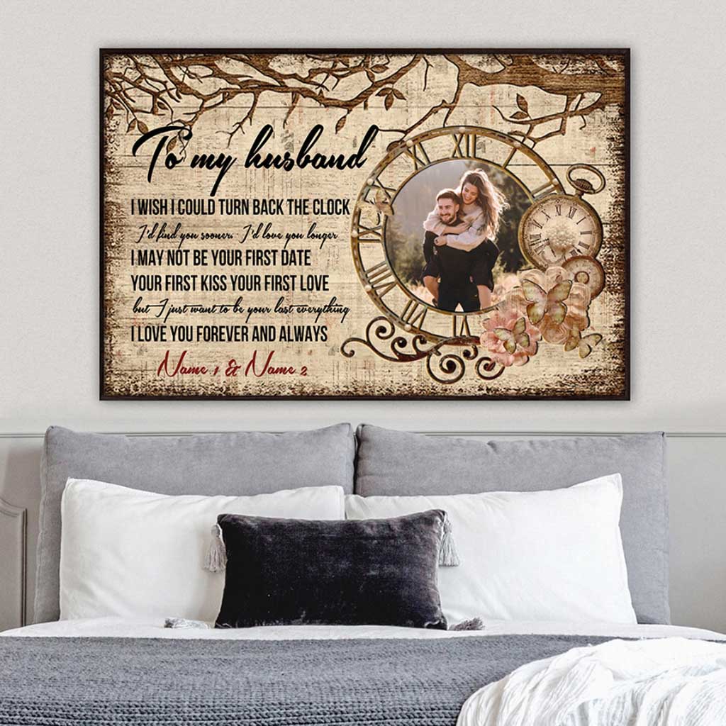 I Wish I Could Turn Back The Clock - Personalized Couple Poster