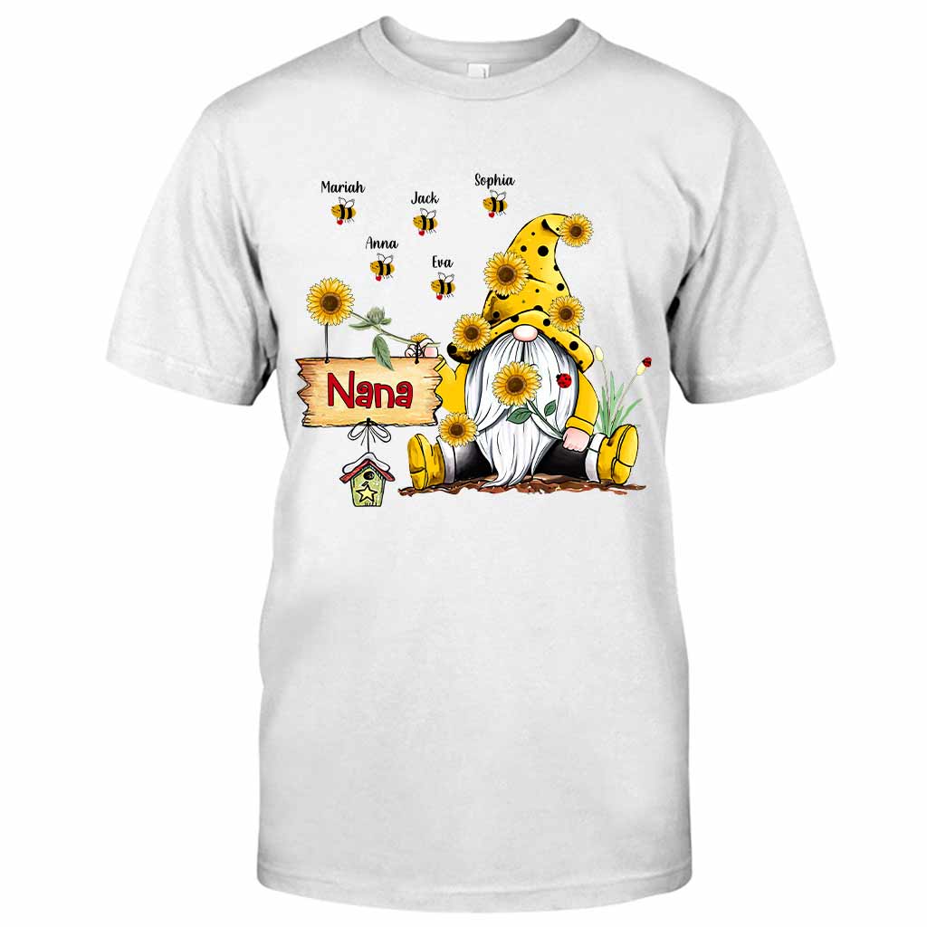 Mom Grandma Reasons To Bee Happy - Personalized T-shirt and Hoodie