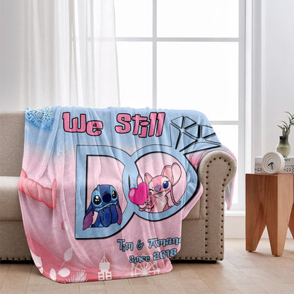 We Still Do - Personalized Couple Ohana Blanket