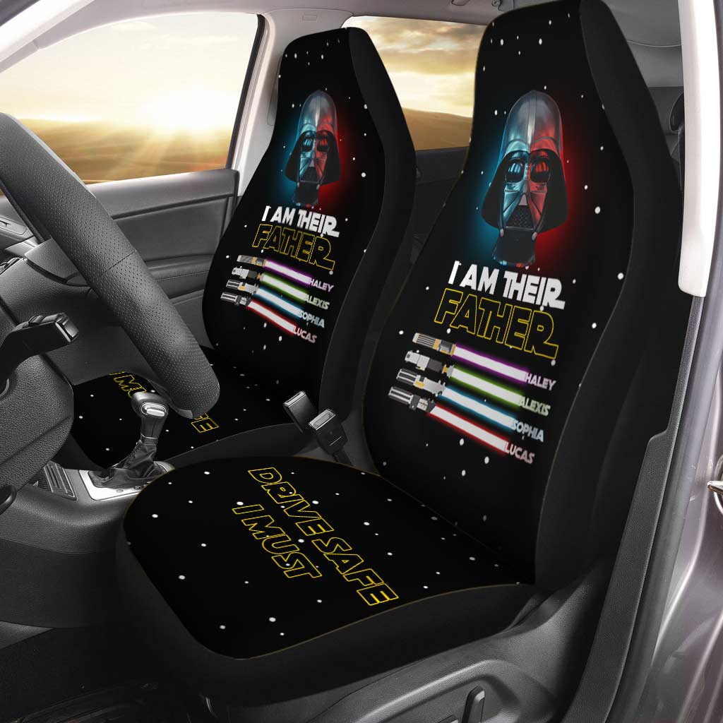 I Am Their Father - Personalized Father's Day Seat Covers