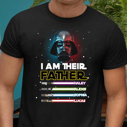 I Am Their Father - Personalized Father's Day T-shirt and Hoodie