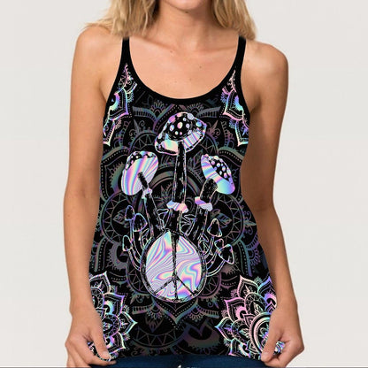 Mushroom Cross Tank Top