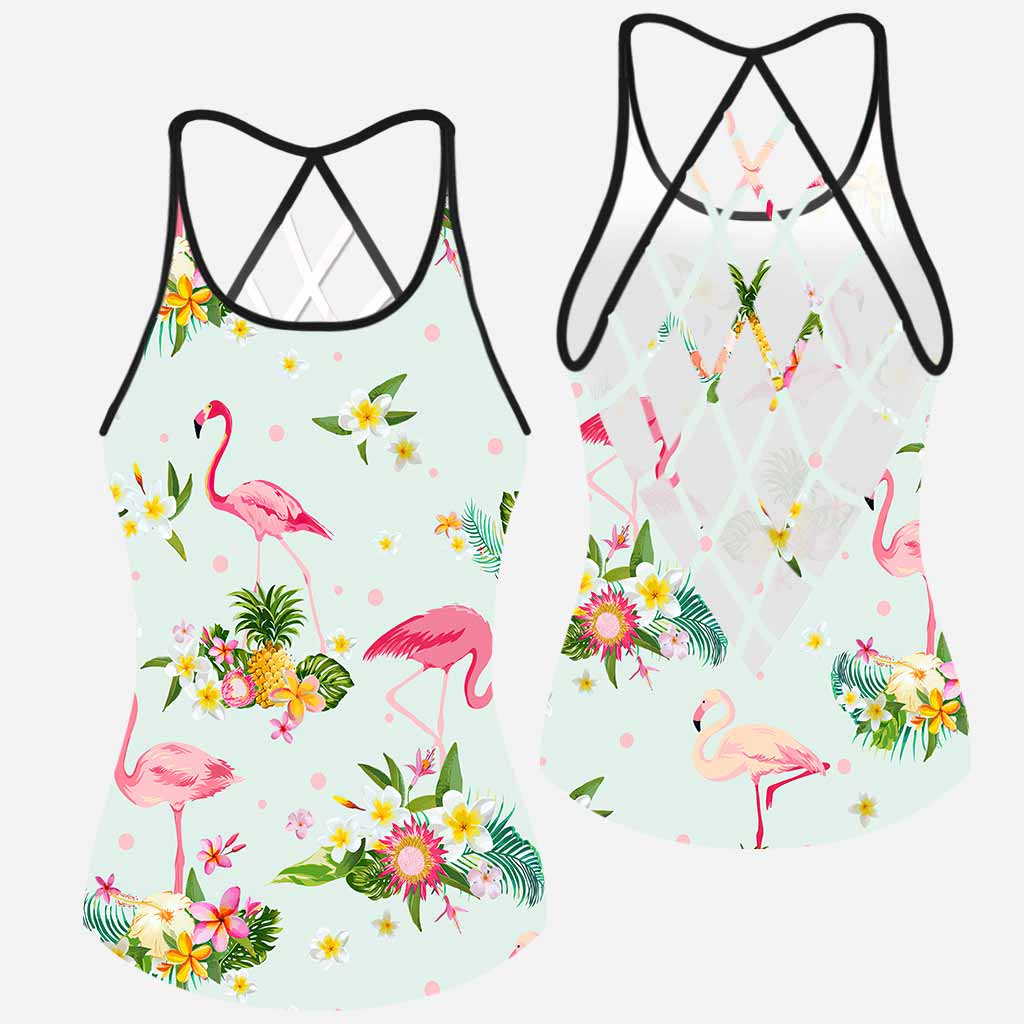 Flamingo Cross Tank Top