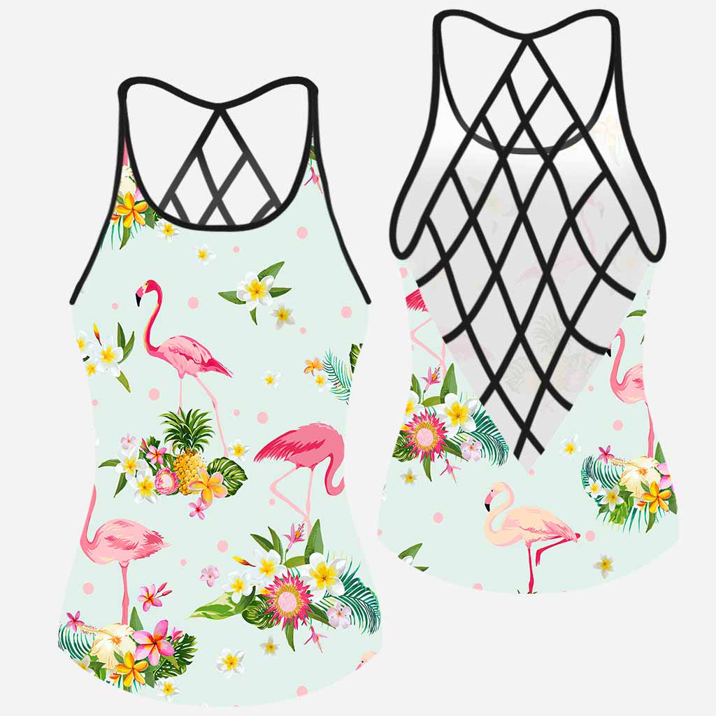 Flamingo Cross Tank Top