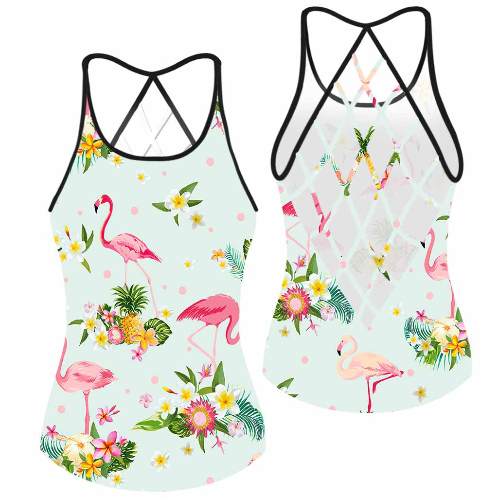 Flamingo Cross Tank Top