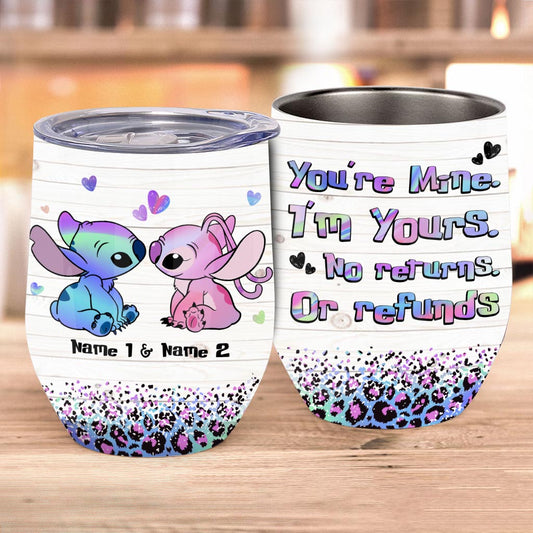 Ohana Hologram - Personalized Ohana Wine Tumbler