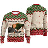I Don&#39;t Even Have A Pla - Personalized Christmas Sweater With Faux Wool Pattern Printed