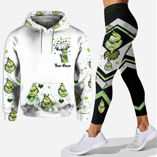 Ew Love Green Mischief - Personalized Hoodie And Leggings