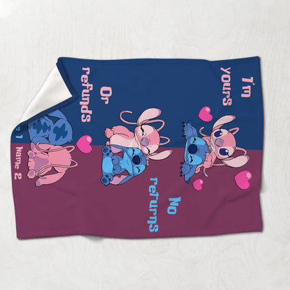 I'm Yours - Personalized Couple Ohana Blanket