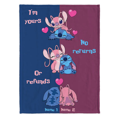 I'm Yours - Personalized Couple Ohana Blanket