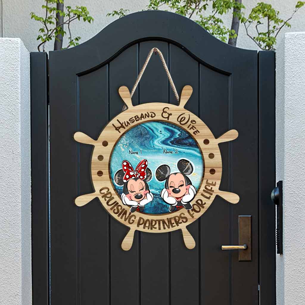 Cruising Partners For Life - Personalized Couple Cruising Wood Sign