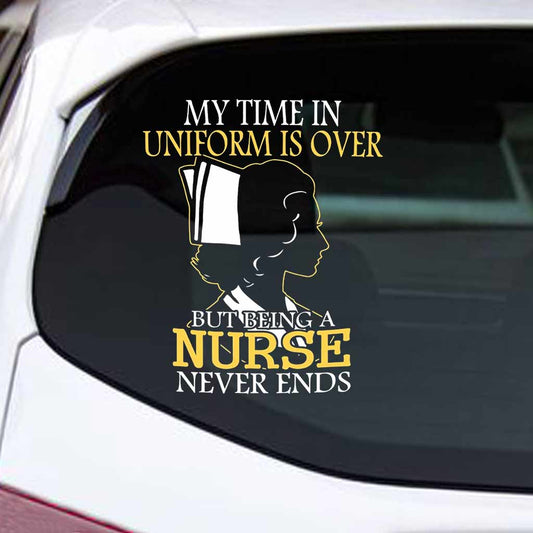 My Time In Uniform - Nurse Decal Full 062021