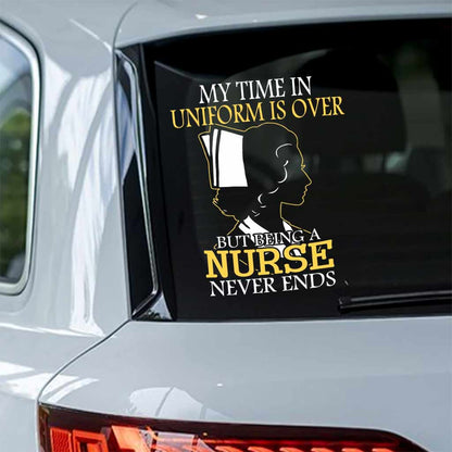 My Time In Uniform - Nurse Decal Full 062021