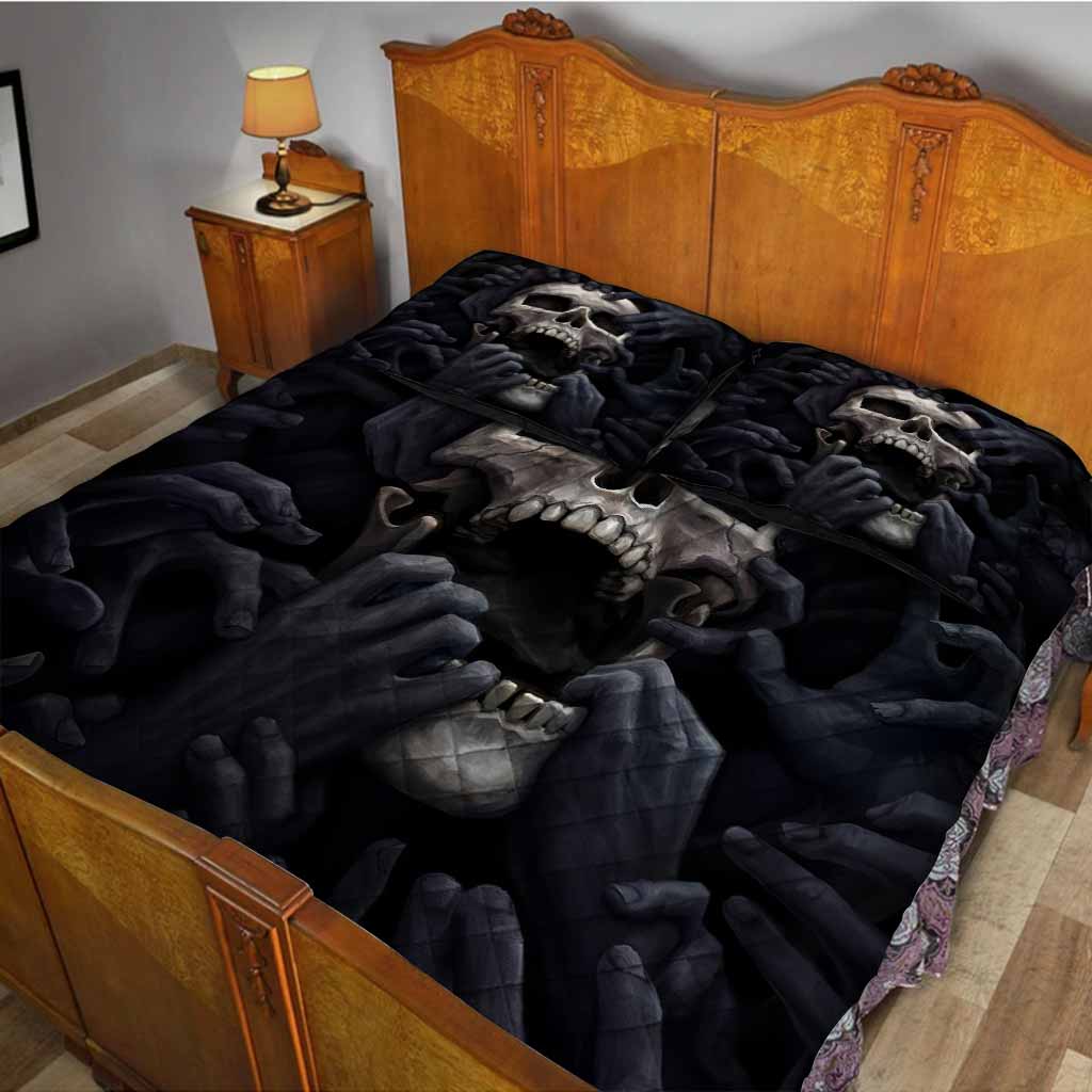 Skull Quilt Set