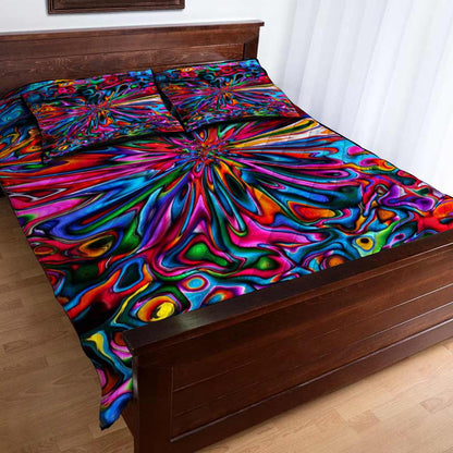 Psychedelic - Hippie Quilt Set