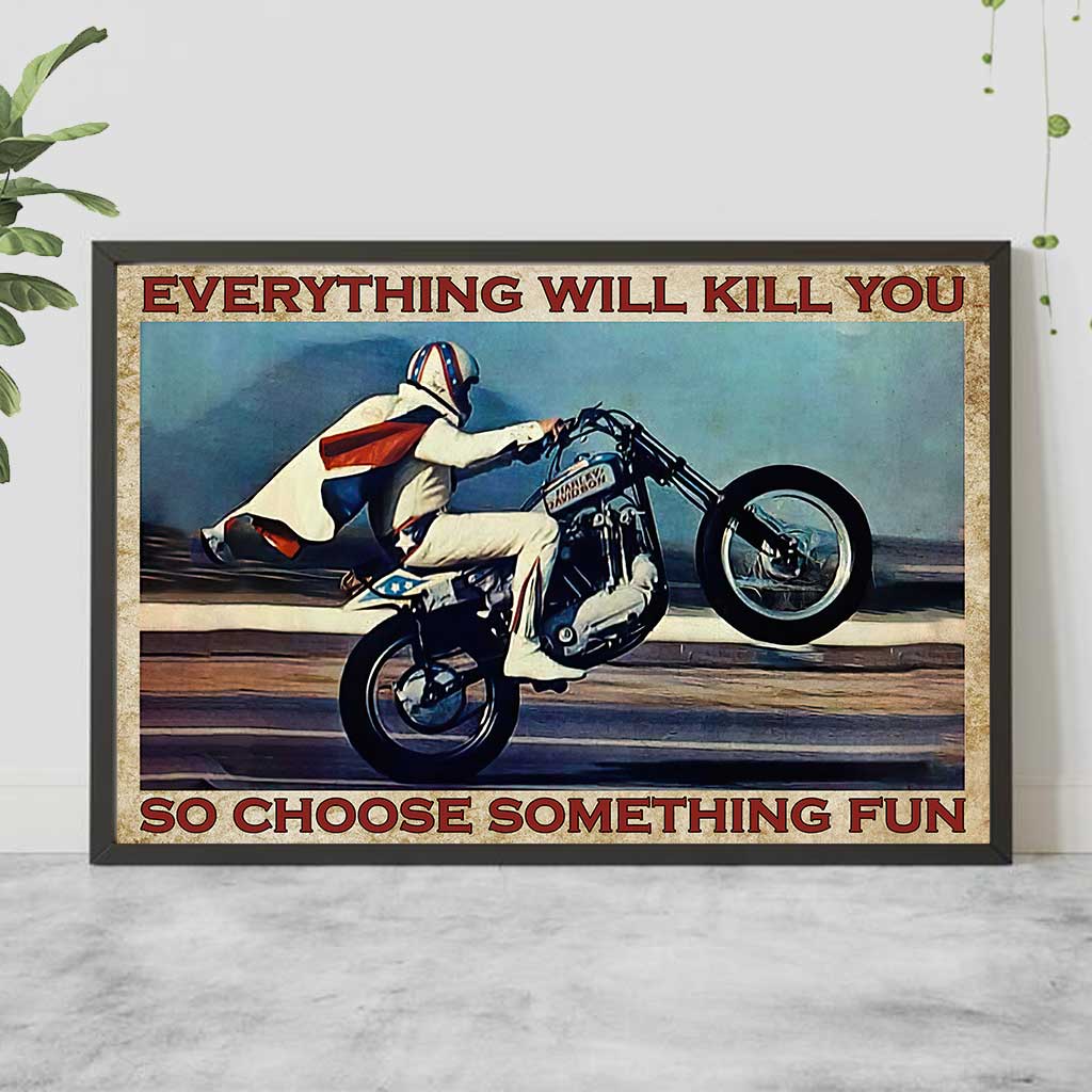 Choose Something Fun - Biker Poster 062021