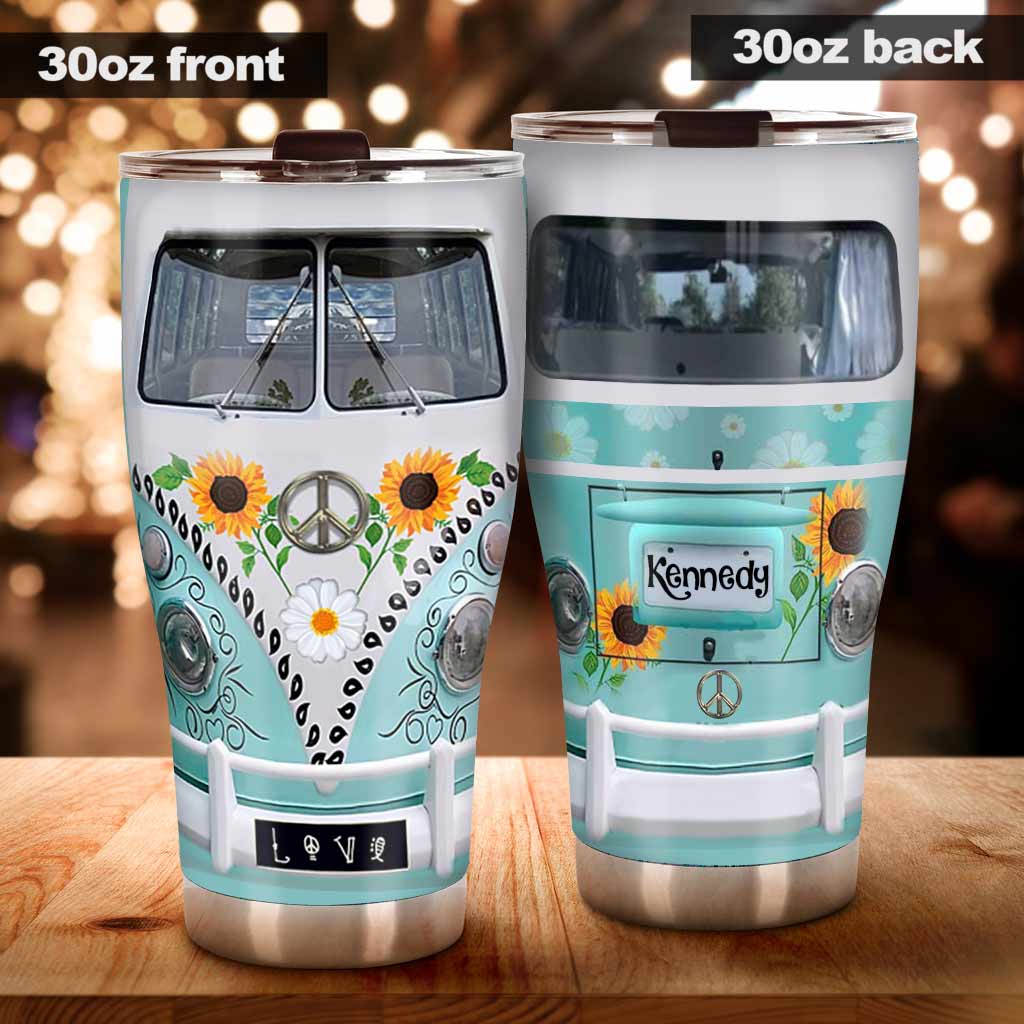 Hippie Van Personalized Tumbler 062021