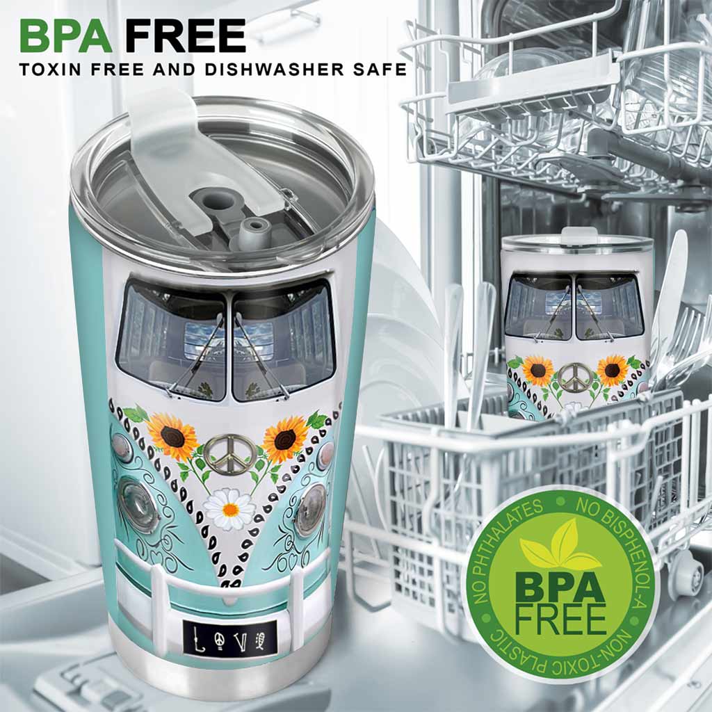 Hippie Van Personalized Tumbler 062021