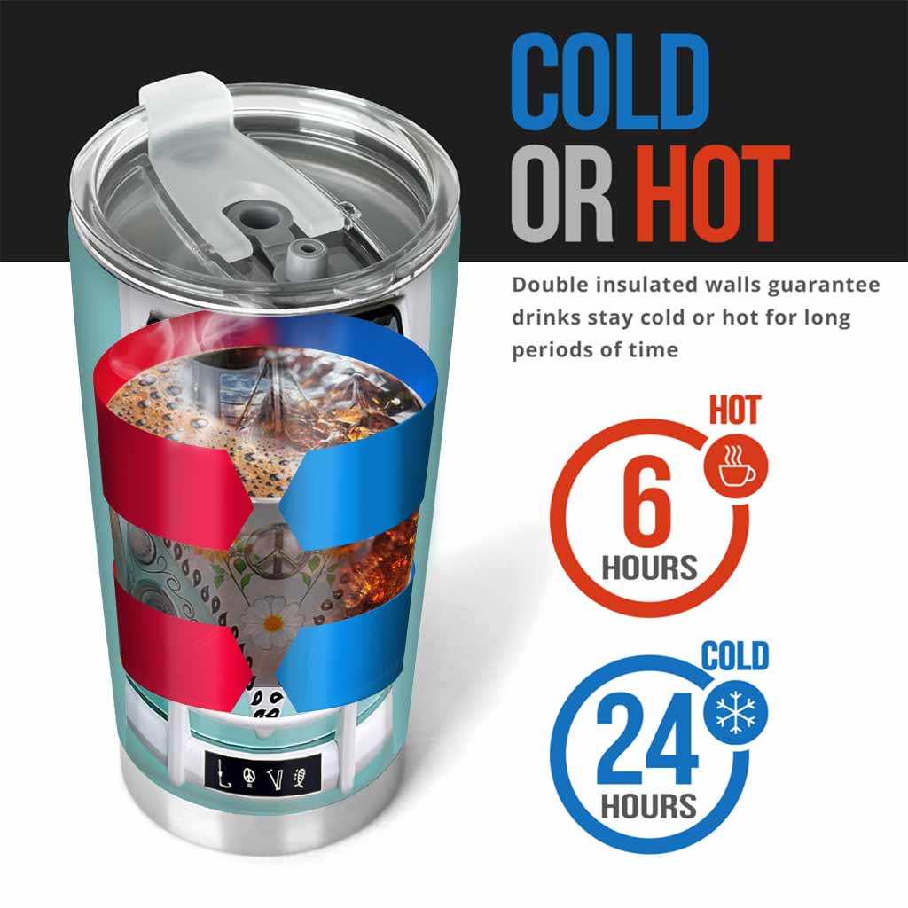 Hippie Van Personalized Tumbler 062021