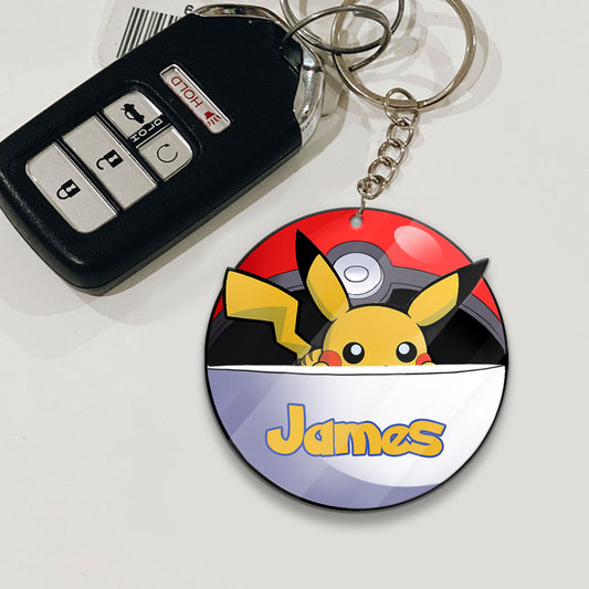 It’s Dangerous To Go Alone - Personalized Monster Trainer Keychain