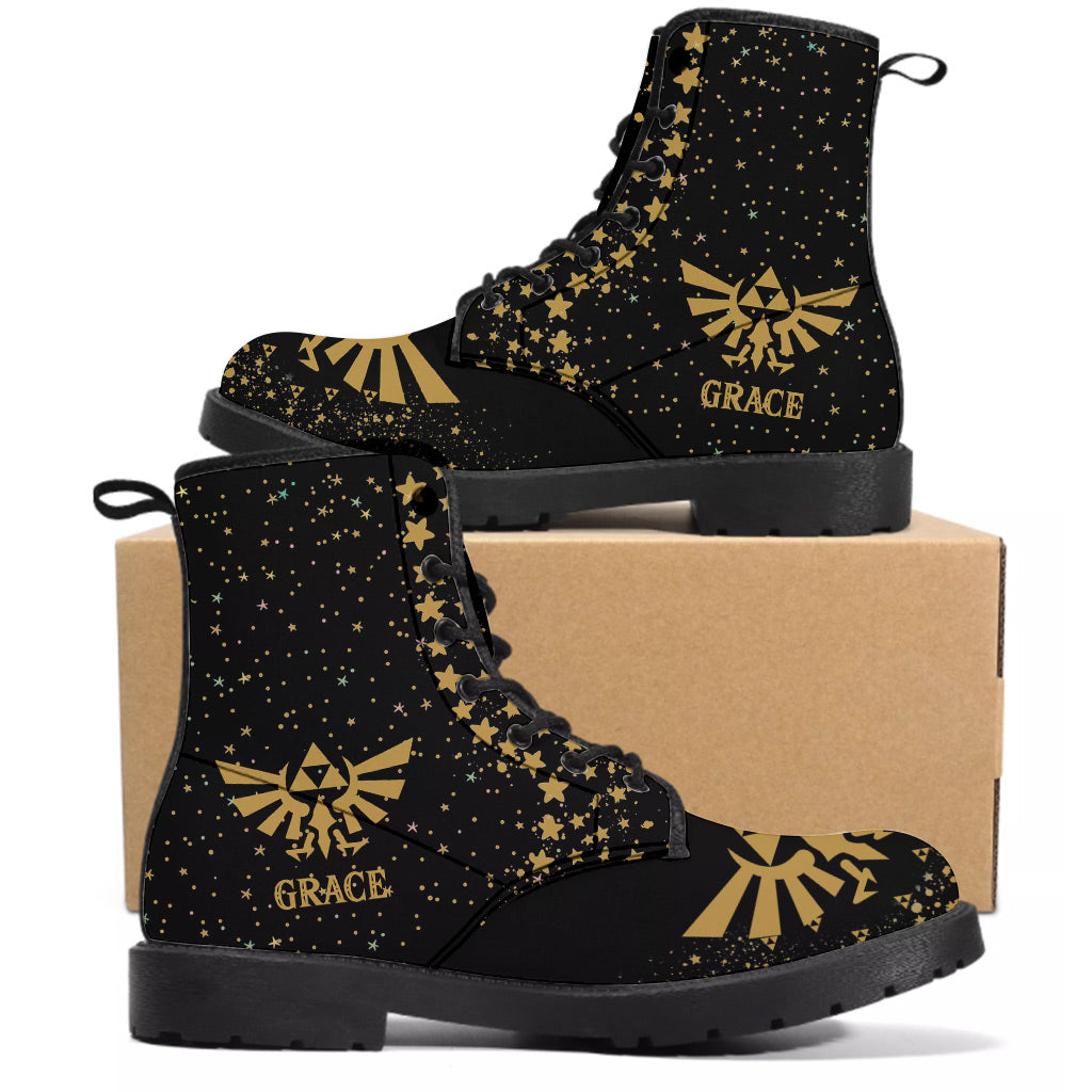 Legend Never Die - Personalized The Hero's Legend Leather Boots