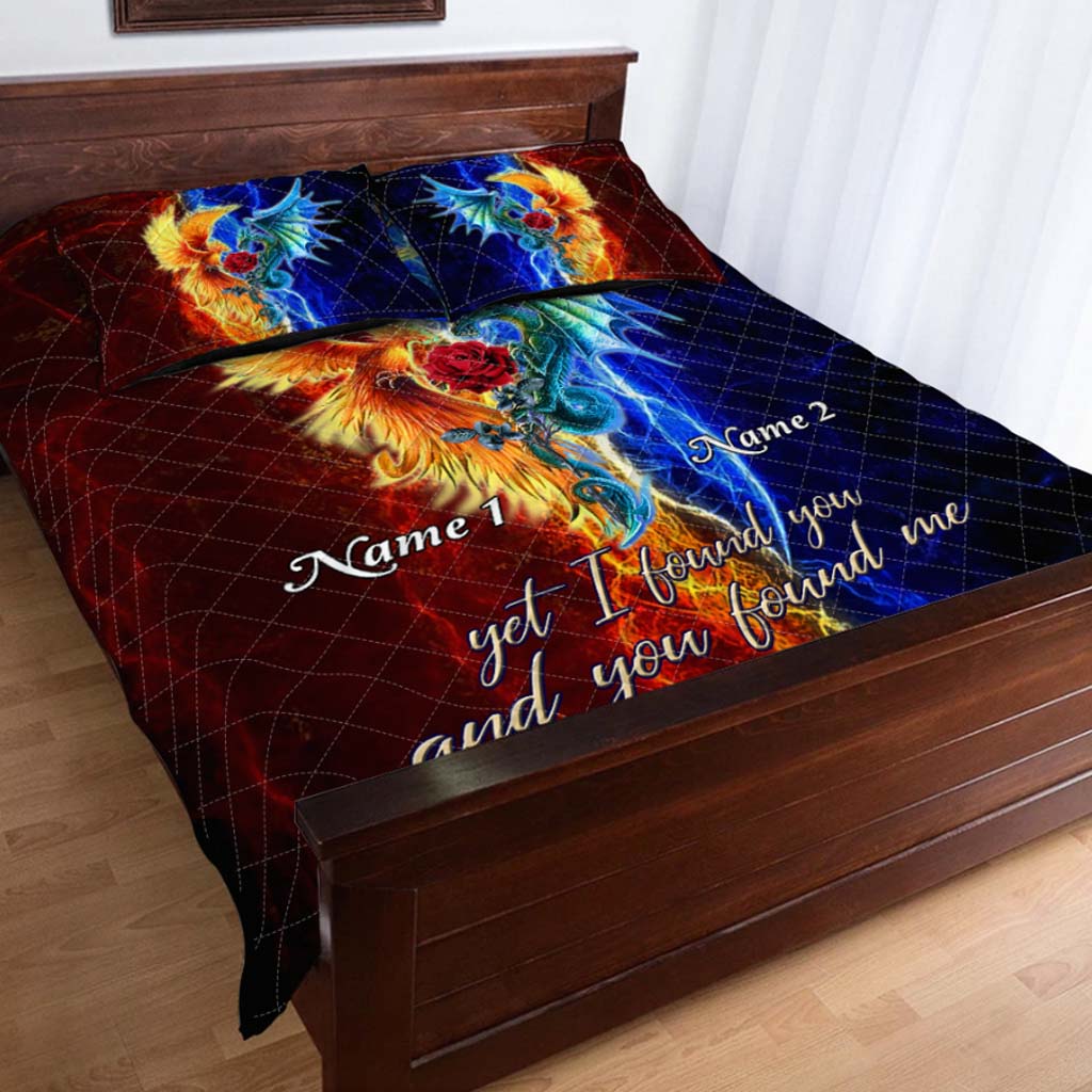 So Many In The Mystery - Dragon Personalized Quilt Set