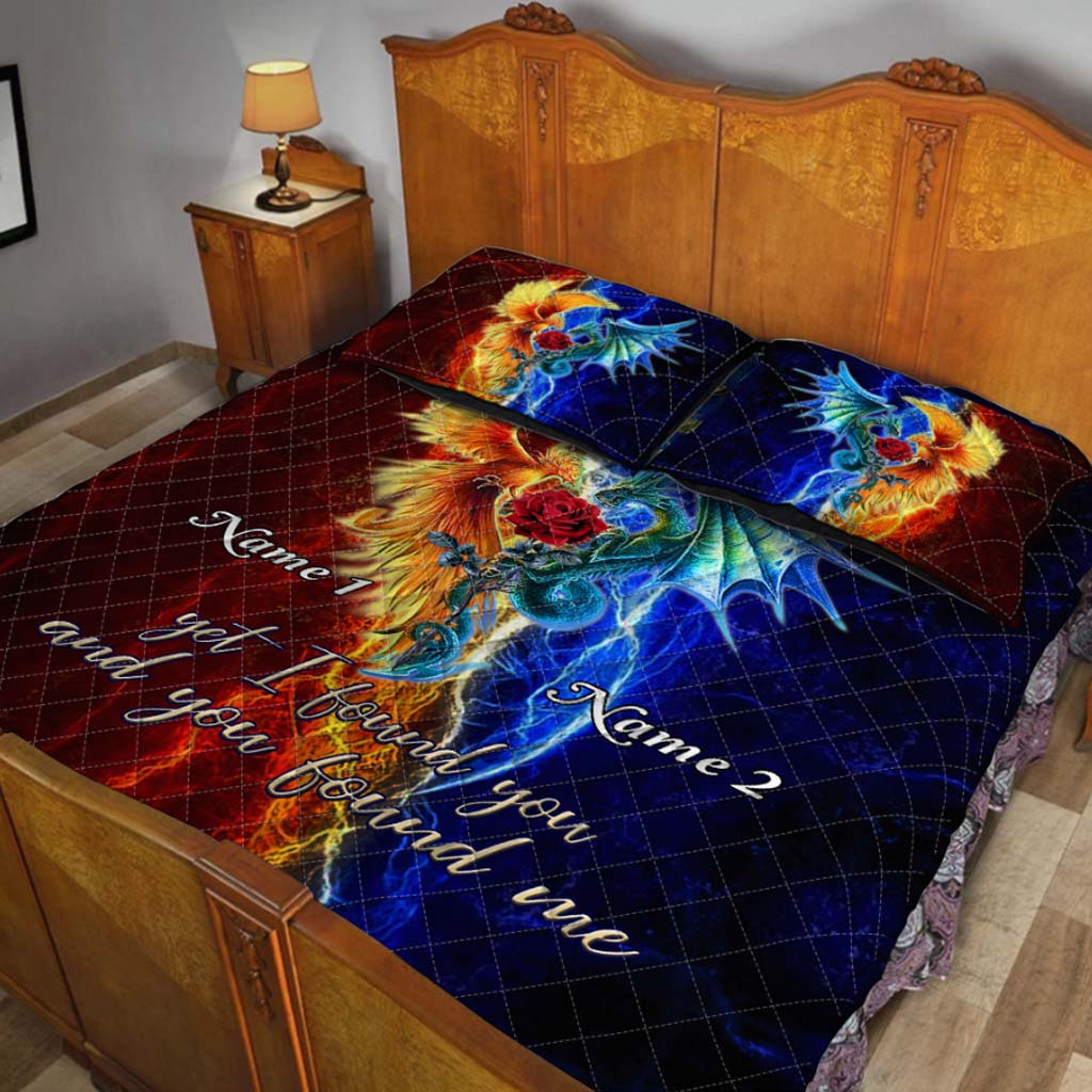 So Many In The Mystery - Dragon Personalized Quilt Set