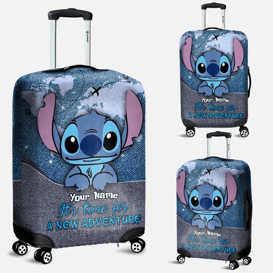 It's Time For A New Adventure - Personalized Ohana Luggage Cover