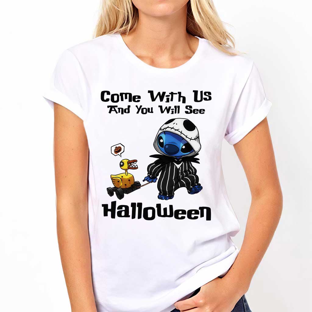 Come With Us - Halloween Ohana T-shirt and Hoodie