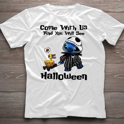 Come With Us - Halloween Ohana T-shirt and Hoodie