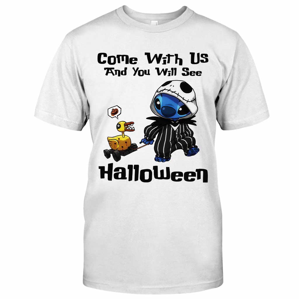 Come With Us - Halloween Ohana T-shirt and Hoodie