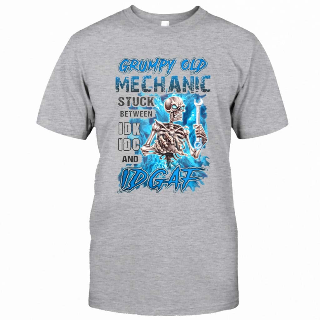 Grumpy Old Mechanic - T-shirt and Hoodie 112021