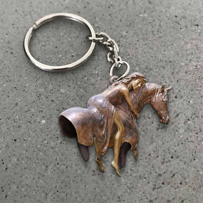 Love Horses - Keychain (Printed On Both Sides)