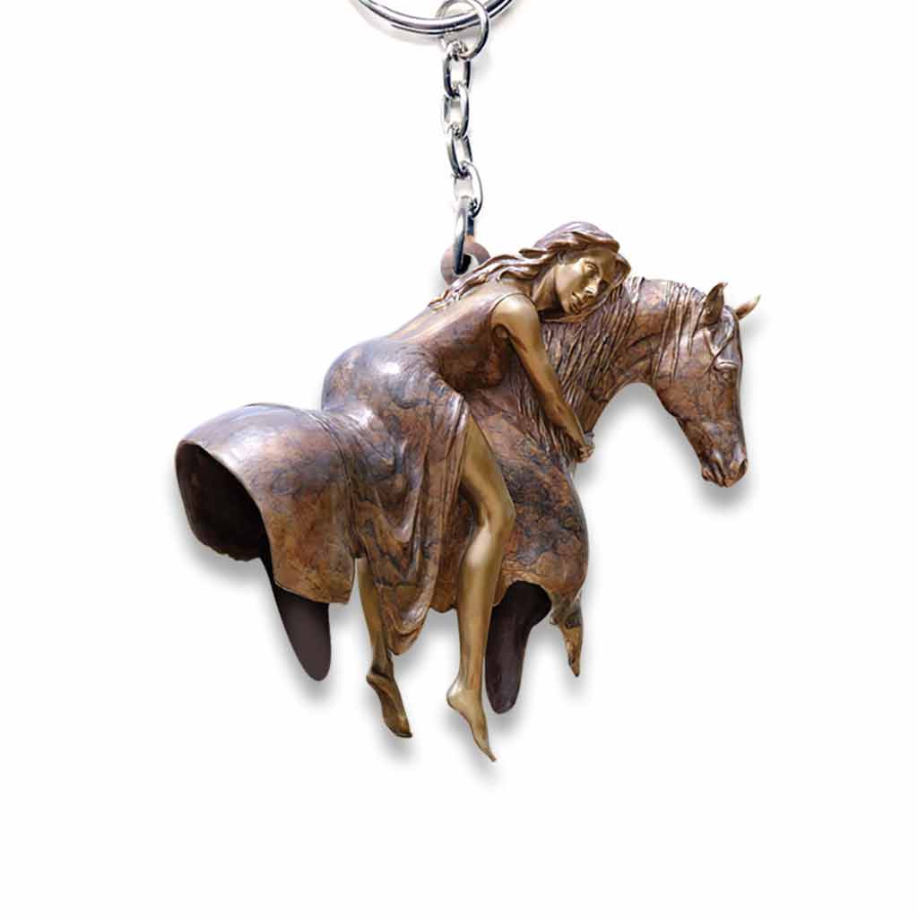 Love Horses - Keychain (Printed On Both Sides)