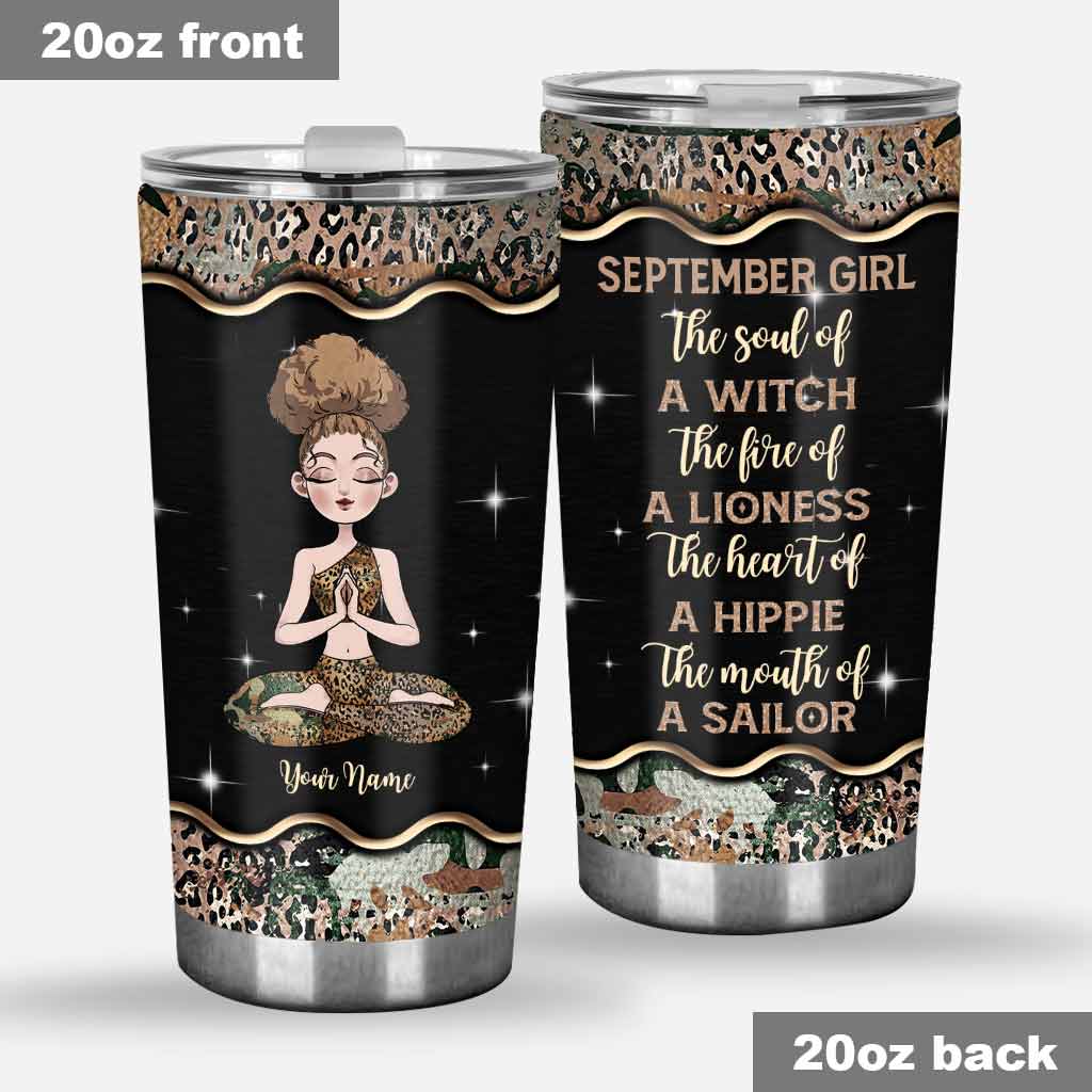 The Soul Of A Witch - Personalized Yoga Tumbler