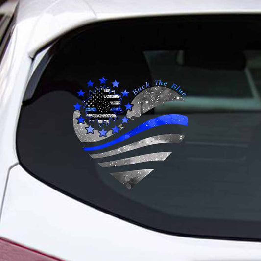 Defend The Blue - Police Officer Decal Full