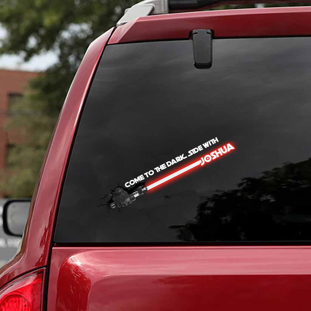 Come To The Dark Side - Personalized The Force Decal Full