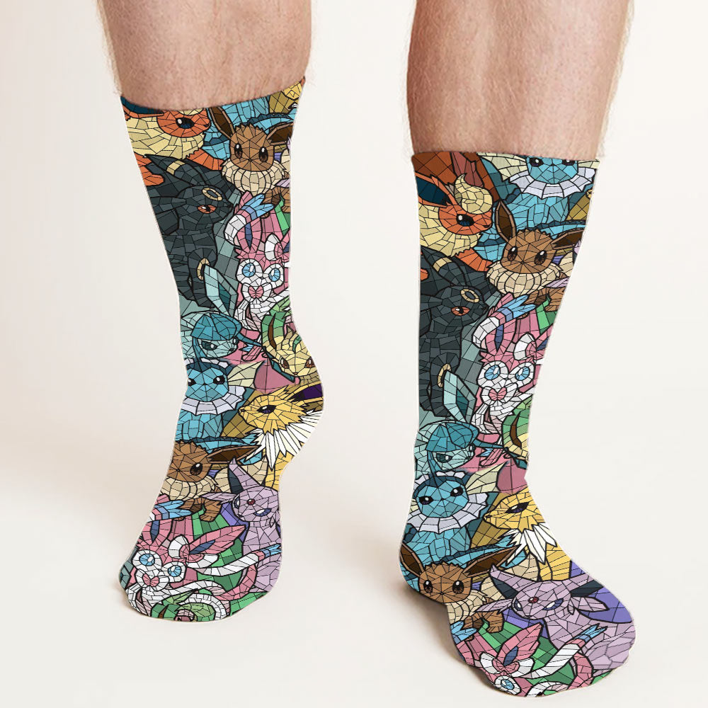 Best Pokedad - Personalized Monster Trainer Socks