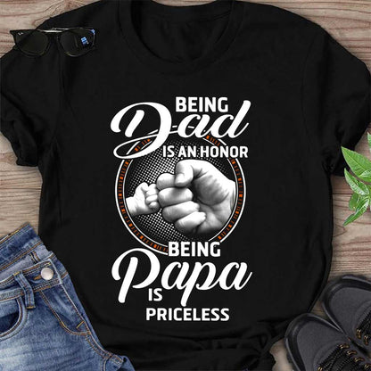 Being Papa - Grandpa T-shirt And Hoodie 062021