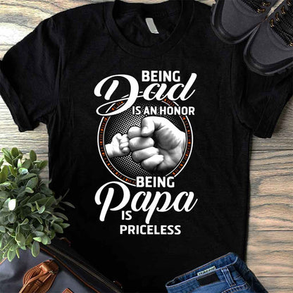 Being Papa - Grandpa T-shirt And Hoodie 062021