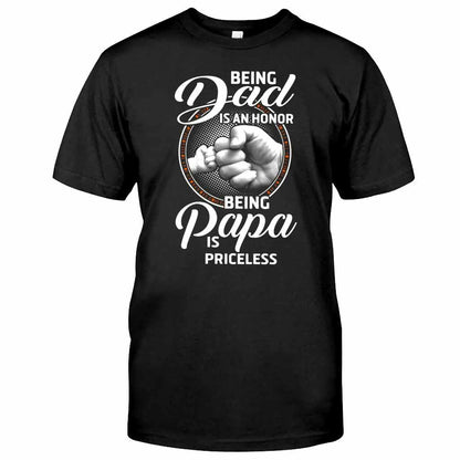 Being Papa - Grandpa T-shirt And Hoodie 062021