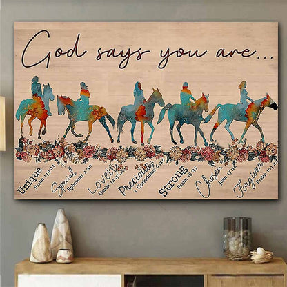 God Says - Horse Poster 062021